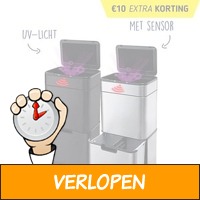 Afvalscheidingsprullenbak met Sensor & UV Licht - 6..