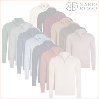 Modieuze zip pullover