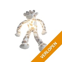 Pluche Giraffe knuffel met oplaadbaar lampje