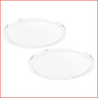 2 x Ledvance IP44 smart WiFi plafondlamp