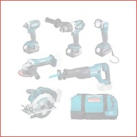 Makita 18 V powertoolset + 3x 3.0 Ah &am..