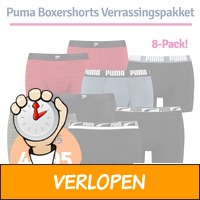 8 x Puma boxershorts verrassingspakket