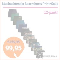 12 x Muchachomalo boxershorts Golden