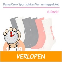 Puma Crew sportsokken verrassingspakket 6-pack