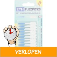 6x 2TH Flexpicks Rubberen Interdentale Ragers Soft 50 s..