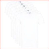 6 x Alan Red Derby O-Hals T-shirts