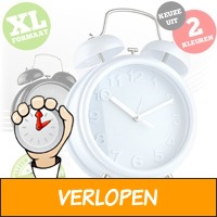 Stoere retro XL wekker