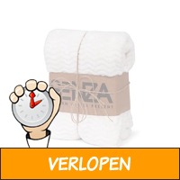 SENZA Teddy plaid - Deken - Hoogpolig - Anti-allergisch..