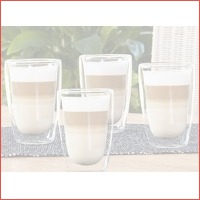 4 x Hi Latte Macchiato glazen