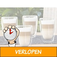 4 x Hi Latte Macchiato glazen