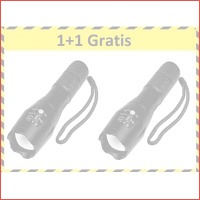 Hofftech militaire zaklamp - 1+1 Gratis