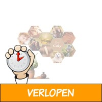 Voucher: 8 x foto op hexagon