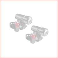 2 x AXA Compactline fietslamp set 20 Lux