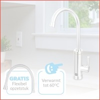 Aqua Laser elektrische warmwaterkraan