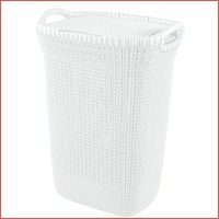 Curver Knit wasmand met deksel