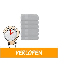 Veiling: Badhanddoeken antraciet van DROOG (6 stuks)