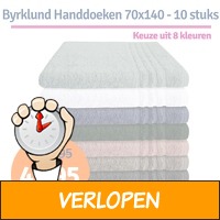 10 x Byrklund handdoek