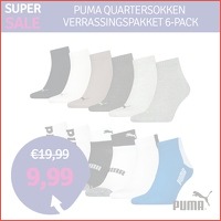 Puma Quarter sokken verrassingspakket 6-..