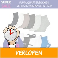 Puma Quarter sokken verrassingspakket 6-pack