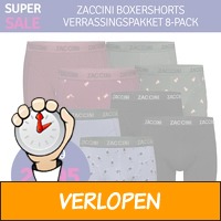 Zaccini boxershorts 8-pack verrassingspakket