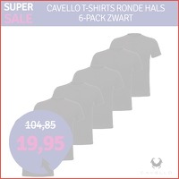 Cavello Basic T-shirts 6-pack