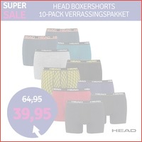 HEAD Boxershorts verrassingspakket 10-pa..