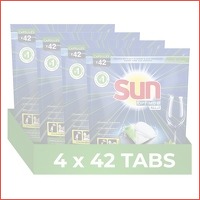 168-PACK Sun Optimum All-in 1 Vaatwastab..