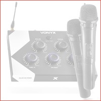 Vonyx AV510 Bluetooth karaoke set met 2x..