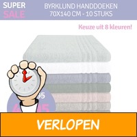 10 x Byrklund handdoek