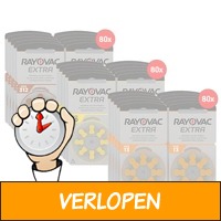 80 x gehoorapparaat batterijen