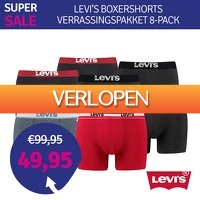 1dagactie.nl: Levi's Boxershorts 8-pack verrassingspakket