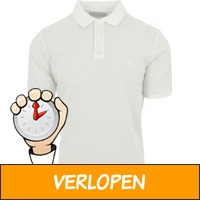 Marc O'Polo poloshirt faded lichtgroen