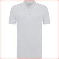 Suitable Oxford polo grijs