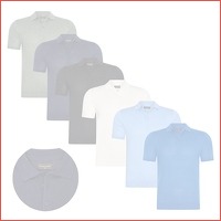 Superzachte slim fit polo's