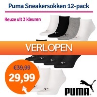1dagactie.nl: 12 x Puma sneakersokken