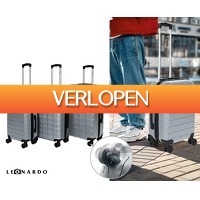 Voordeelvanger.nl 2: 3-delige set Leonardo Trolley koffers