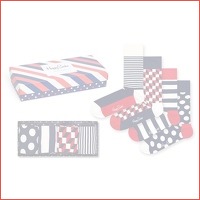 4 paar Happy Socks Sokken - Stripe - Gi..