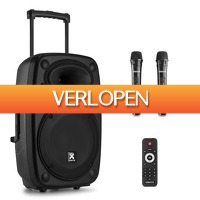 MaxiAxi.com: Vonyx Verve38 mobiele geluidsinstallatie met Bluetooth en draadloze microfoons - 800W