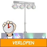 BeamZ Partybar3 lichtset - 4 PAR spots, 4 Magic Balls +..