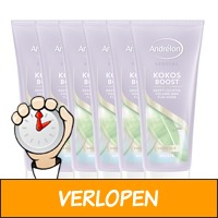 6 x Andrelon haarmasker Kokos Boost 180 ml