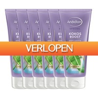 Plein.nl: 6 x Andrelon haarmasker Kokos Boost 180 ml