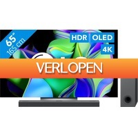 Coolblue.nl 1: LG OLED65C34LA TV en soundbar