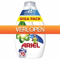 Plein.nl: 4 x Ariel vloeibaar wasmiddel +Actieve Odor Defense
