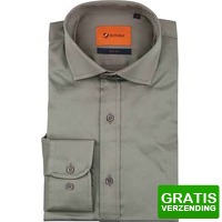 Bekijk de deal van Suitableshop: Suitable Satin overhemd grijs