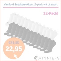 12 x Vinnie-G sneakersokken