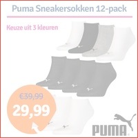 12 x Puma sneakersokken