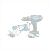 Makita 18 V klopboormachine en grasschaa..