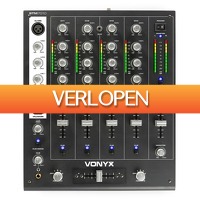 MaxiAxi.com: Vonyx STM-7010 Mixer 4-Kanaals DJ Mixer met USB