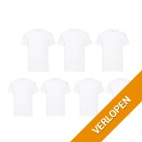 7-pack Fruit of the loom witte heren T-shirts