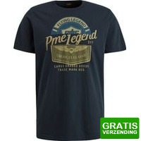 Bekijk de deal van Suitableshop: PME Legend Single Jersey T-Shirt Print blauw